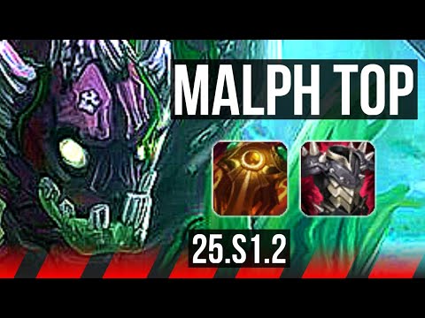 MALPHITE vs MAOKAI (TOP) | 3/0/12, Rank 10 Malph | BR Grandmaster | 25.S1.2