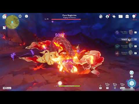 Yelan with R3 RECURVE BOW DAMAGE showcase+VAP DMG | GENSHIN IMPACT