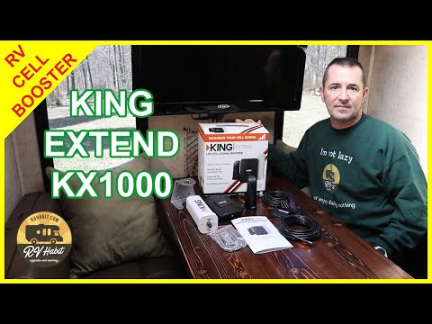 King Extend LTE Cell Signal Booster - KX1000 – How To Install in the RV and Review - RV Upgrades