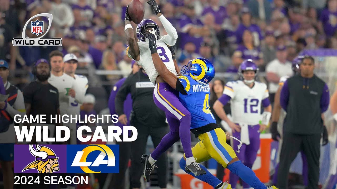 Minnesota Vikings vs. Los Angeles Rams Game Highlights | Wild Card NFL 2024 Season