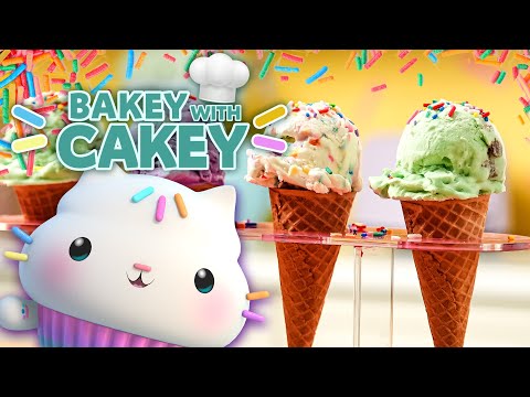 Make Your Own Ice Cream with Cakey!🍦 | BAKEY WITH CAKEY