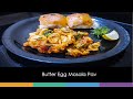 Butter Egg Masala Pav With Pav Bhaji Masala Canteen Food Indian Street Food