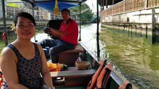 preview picture of video 'Water taxi ride -Thailand!'