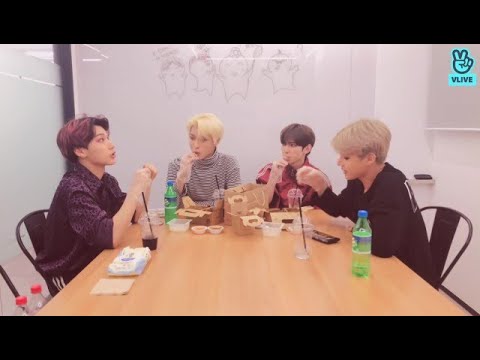 [ENG SUB] ATEEZ VLIVE 20190228 - 헤헷 저녁엔? 치킨이닭❤️