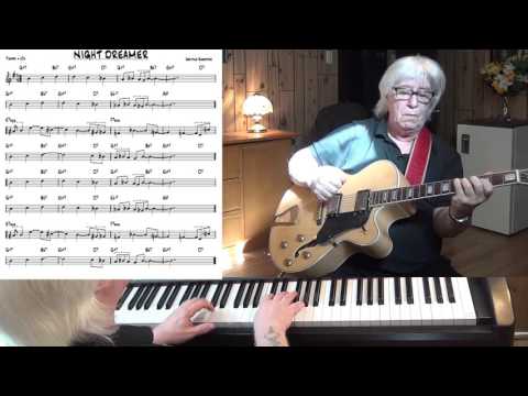 NIGHT DREAMER - Jazz guitar & piano cover ( Wayne Shorter )