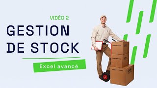 Gestion de stock : contrôler les entrées/sorties, visualiser l'état des marchand