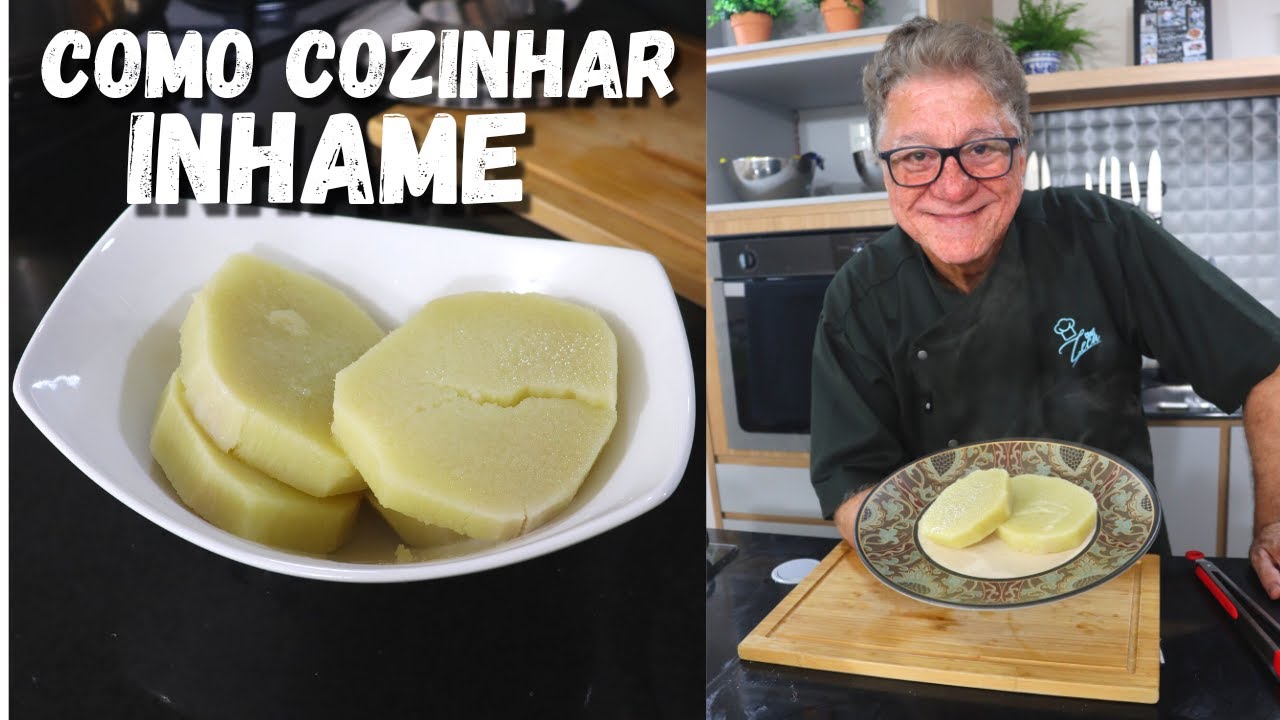 Como preparar e cozinhar inhame (cará) | Cozinha básica | Chef Zeca