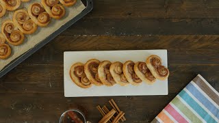 עוגיות אוזני פיל טעימות עם סוכר וקינמון