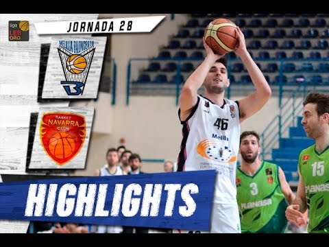 Highlights Melilla Baloncesto vs Planasa Navarra (ORO 15/16 - J28)