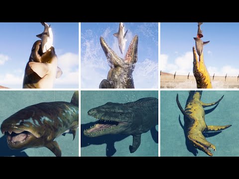 Dunkleosteus Vs Mosasaurus Vs Kronosaurus - Jurassic World Evolution 2