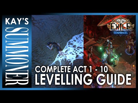 PoE 3.18 - Complete Act 1 to 10 Levelling Guide / Walkthrough - League Starter - Necromancer