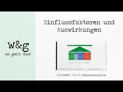 GWZ 6 Konjunktur - #2 Einflussfaktoren und Auswirkungen