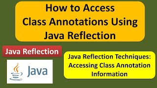 How to Access Class Annotations Using Java Reflection? | Reflection in java