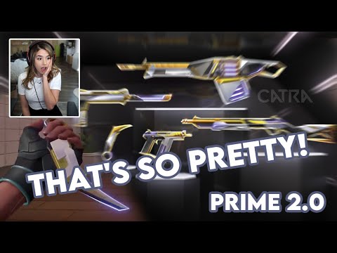 Pokimane reacts to Prime 2.0 Skin Reveal Trailer! || VALORANT
