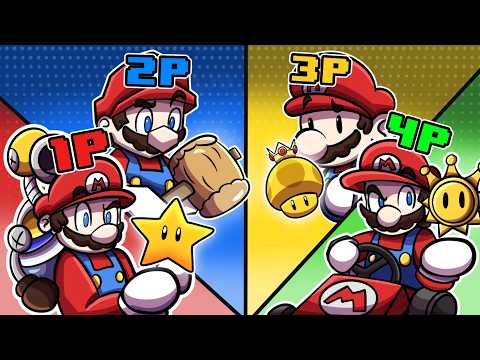 Combinamos 4 Juegos de Mario Bros en 1 Randomizer