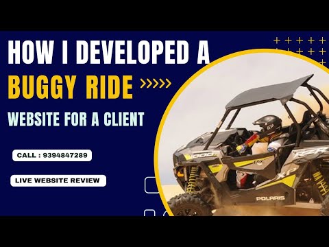 Buggy Ride Adventure Website — client website video