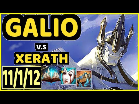 GREVTHAR (GALIO) vs XERATH - 11/1/12 KDA MID CHALLENGER GAMEPLAY - BR