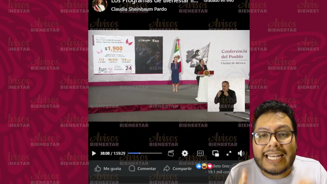 Inicio renovación de tarjetas bienestar a becari@s de la beca Rita Cetina, media superior y superior