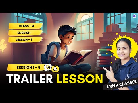 ​My English Book Class 4 English Trailer Lesson 1 Session 1 to 5
