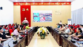 Hội nghị sơ kết công tác hội và phong trào phụ nữ 6 tháng đầu năm, triển khai nhiệm vụ 6 tháng cuối năm 2026.