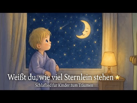 Weißt du, wie viel Sternlein stehen 🌟 Schlaflied für Kinder zum Träumen 😴