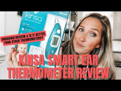 KINSA SMART EAR THERMOMETER REVIEW/UNBOXING