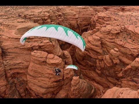 Paramotor Antelope Canyon!!! Powered Paragliding Extreme Adventure With SUPERS!!