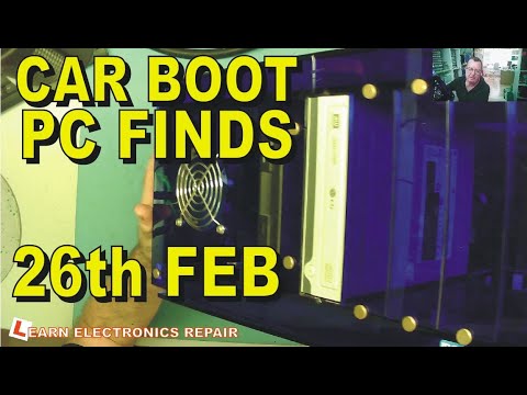 Learn Electronics Repair 6 CAR BOOTY 22 MARCH 2021