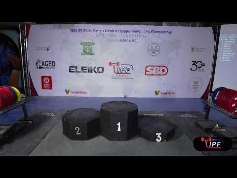IPF 25 World Masters Classic Powerlifting Women M1 47 - 52kgs