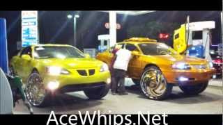AceWhips.NET- T2's GP on 30's TWSTD Floaters N Von's Impala on 32"s Hurricayne Floaters Slidin!