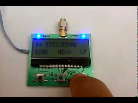 10GHz Microwave VCO + PLL X band JaniLab RTL SDR HAM Transmitter HA8LFK