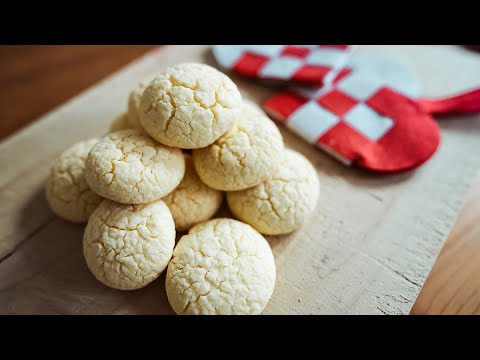 Norwegian Sandnøtter Christmas Cookies With Lemon