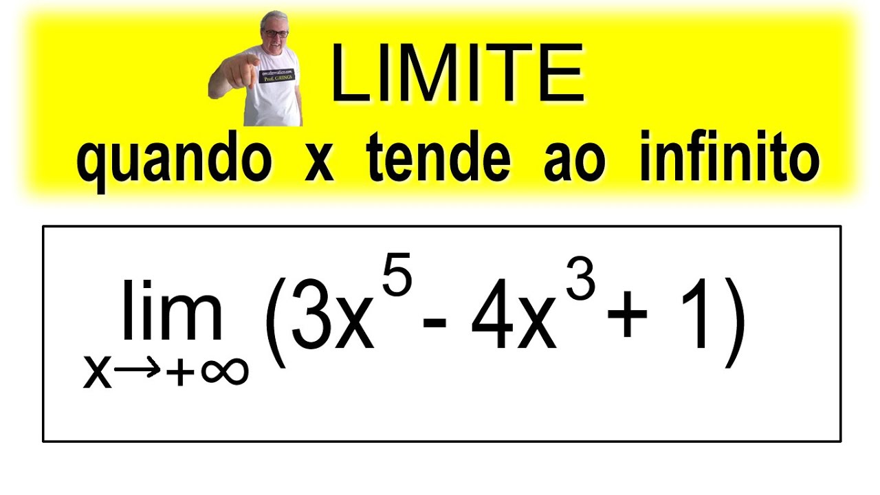 GRINGS ✌️ LIMITE QUANDO X TENDE AO INFINITO  @OmatematicoGrings