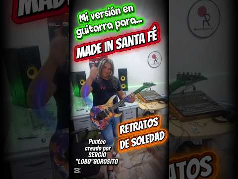 MI VERSION EN GUITARRA PARA...MADE IN SANTA FÉ. RETRATOS DE SOLEDAD LOS LAMAS #shorts #music #guitar