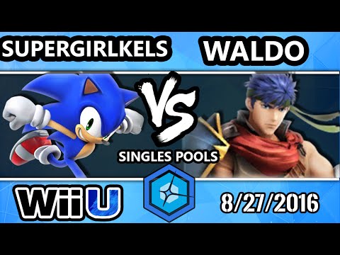 Shine 2016 Smash 4 - Circa | SuperGirlKels (Sonic) Vs. Waldo (Ike) SSB4 R2 Pools - Smash Wii U
