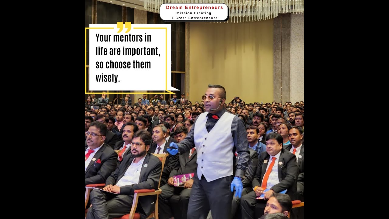 Your mentors in life are important, so choose them wisely.