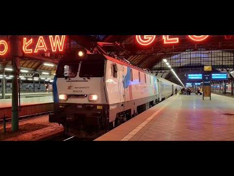 Odjazd EP09-018 z Wrocławia Głównego
