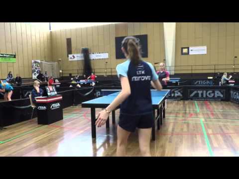 160402 TOP12, Karoline Petersen - Valeria Petrova