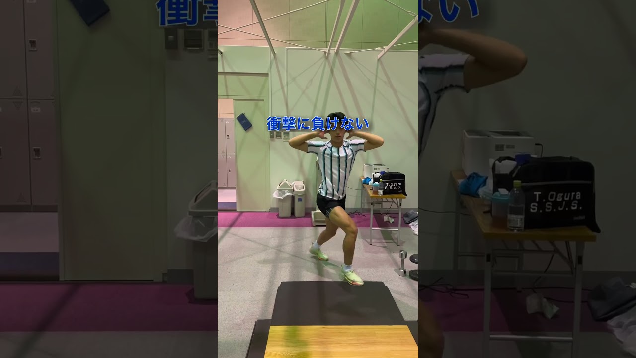 コアからアクティベートするスプリントトレーニング