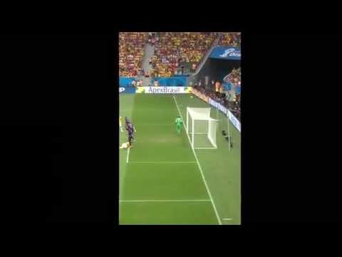 Único ataque da Seleção Brasileira contra Holanda, disputa de terceiro lugar 2014