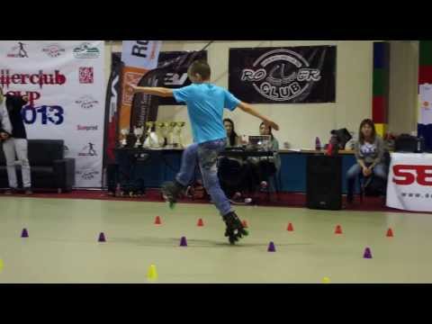 Rollerclub Cup 2013/ Timchenko Sergey, 1st place classic slalom men