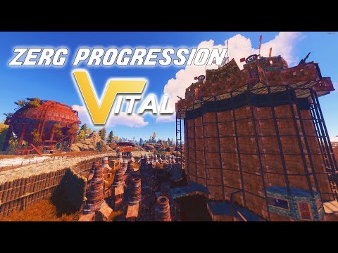 Rust | Zerg Progression | How we Raided 6 Clans on Wipeday