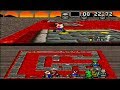 Super Mario Kart Flower Cup Bowser Castle 2 Gameplay SNES