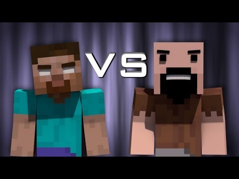 Notch vs Herobrine - Minecraft Rap Battle (An Original Minecraft Song)