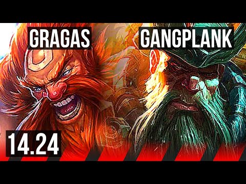 GRAGAS vs GANGPLANK (TOP) | NA Master | 14.24