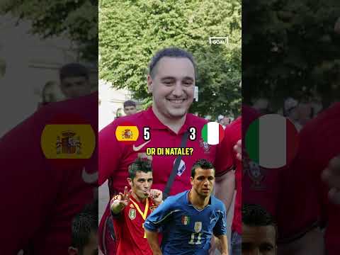 IMPOSSIBLE CHOICES! 🥵 SPAIN v ITALY legends FOOTBALL CHALLENGE #shorts