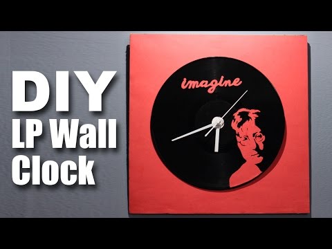 How to make a DIY LP Wall Clock | John Lennon Special