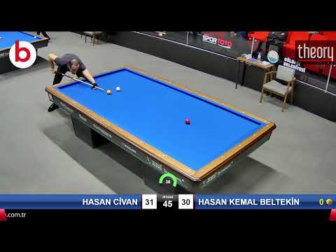 HASAN CİVAN & HASAN KEMAL BELTEKİN Bilardo Maçı - 2023 1.ETAP ÖN ELEME-5.TUR