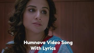 Humnava Lyrics  Hamari Adhuri Kahani  Emraan Hashm