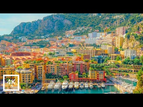Monaco, Monte Carlo 🇲🇨 - Paradise of Luxury| French Riviera 4K HDR 60fps